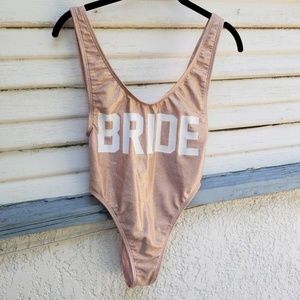 One-piece BRIDE swimsuit by Dippin Daisy's